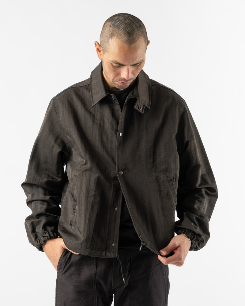 FrizmWORKS Flight 93 Coach Jacket in Black Curated at Jake and Jones