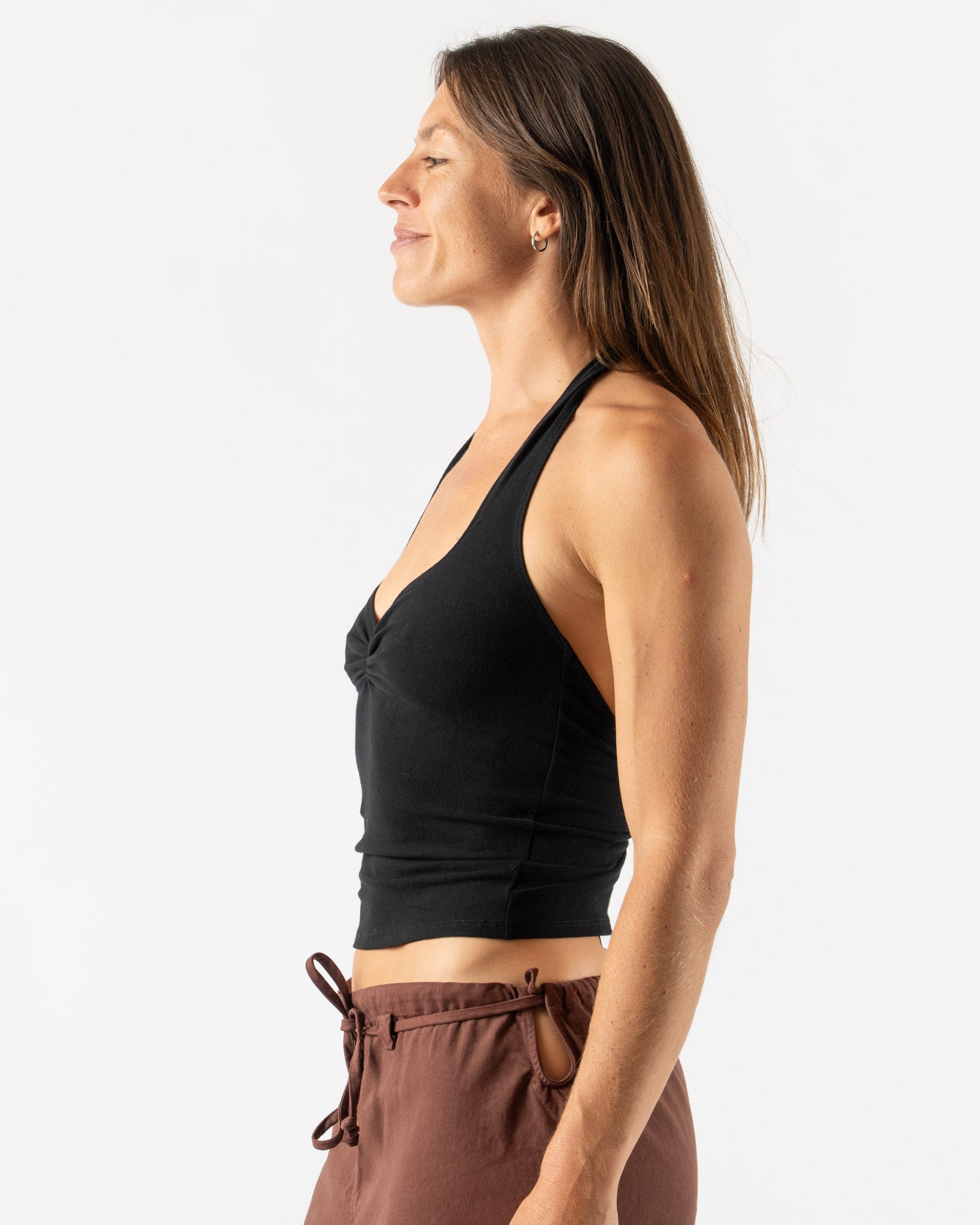 Gil Rodriguez Corazon Halter Top in Black