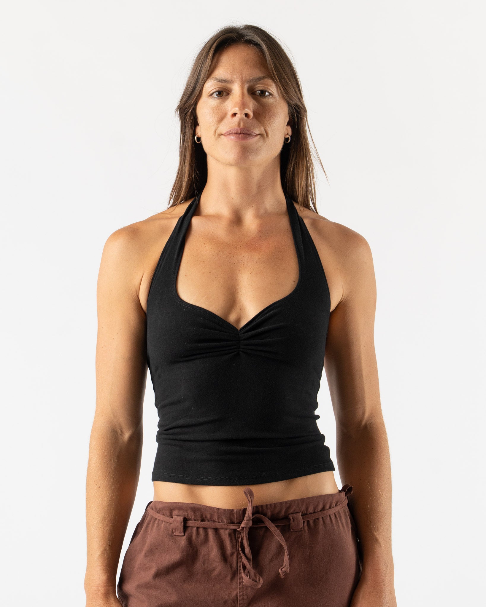 Gil Rodriguez Corazon Halter Top in Black
