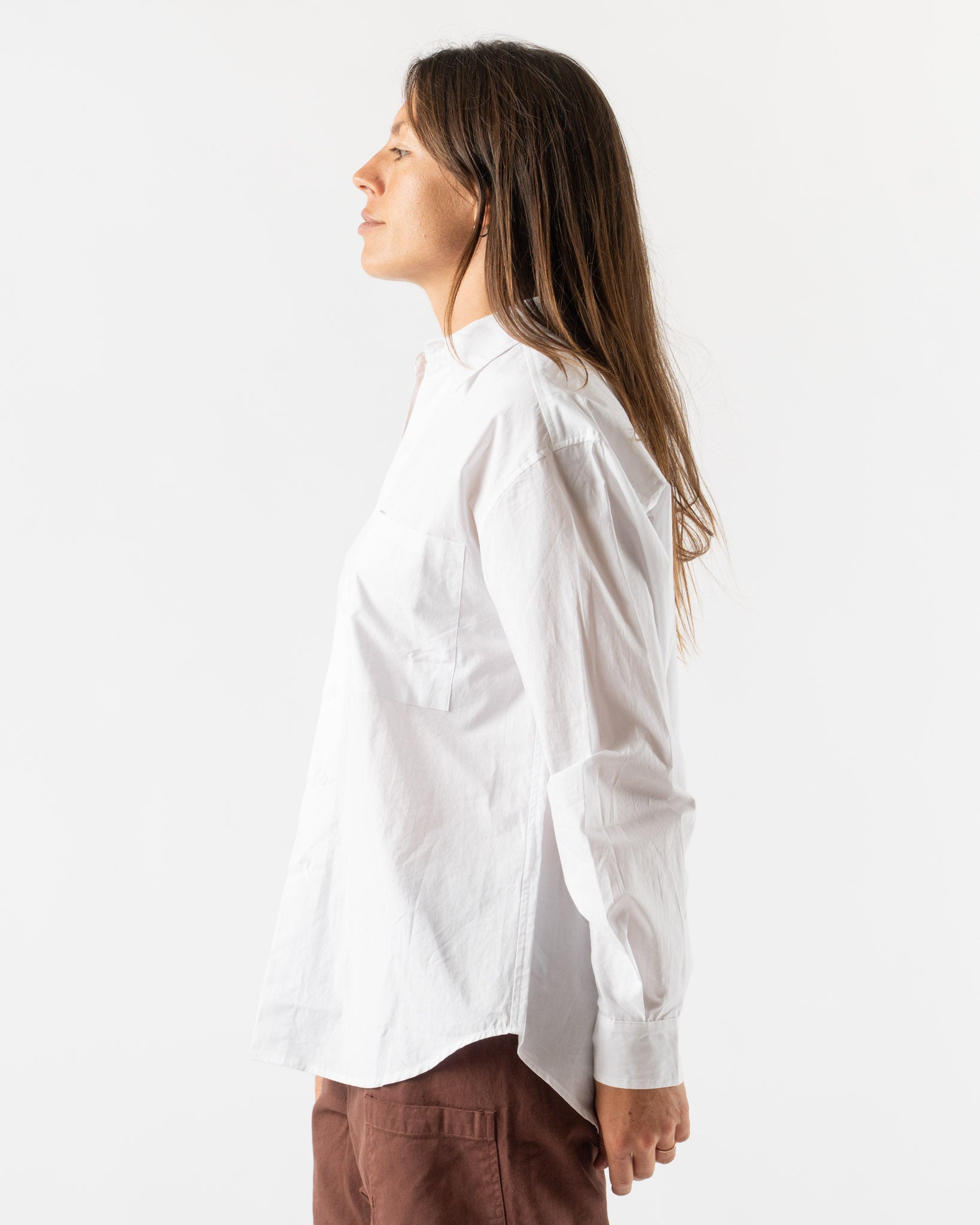 Gil Rodriguez The Big Button Up in White