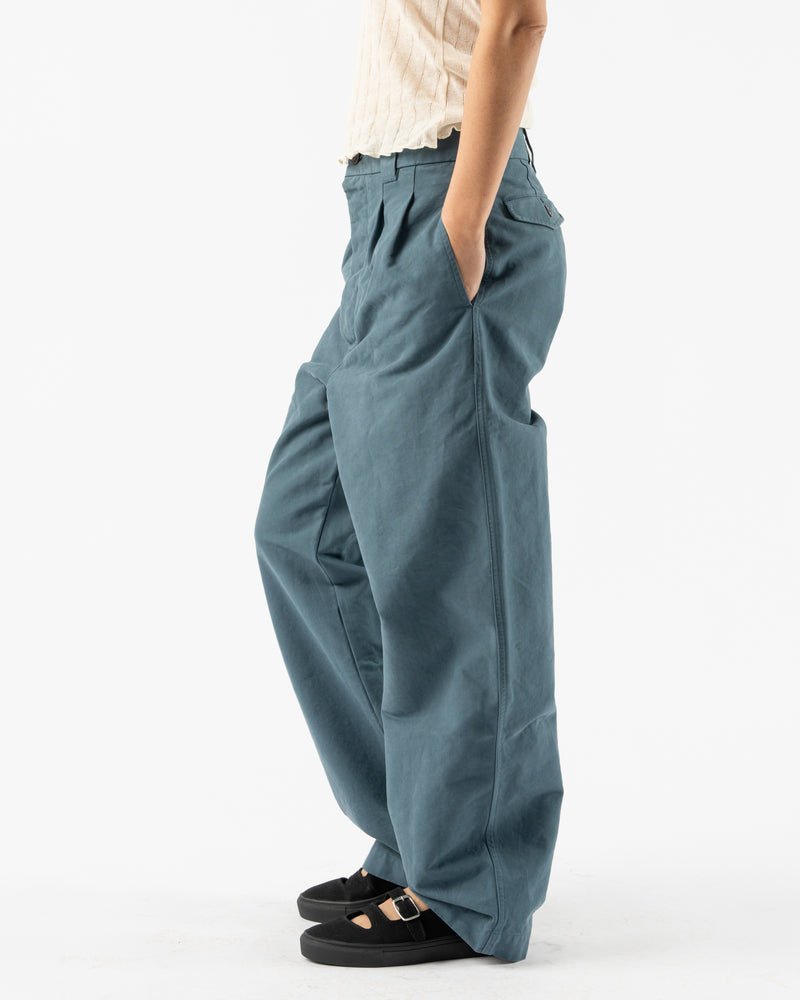 Girls of Dust British Officer Chino Pant in Blue Mirage