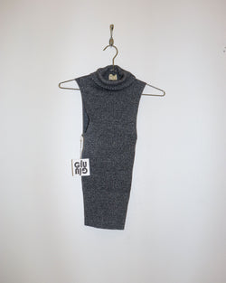 Pre-owned: Giu Giu Nonna Sans Sleeve in Grey