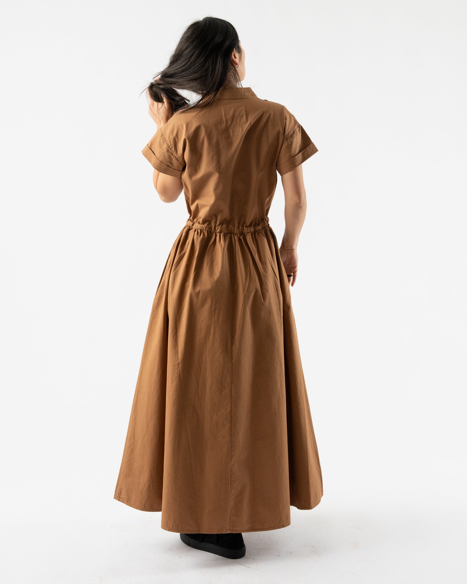 Service Dress Ropes Girls of Dust Service Dress in Caramel Curated at Jake and Jones