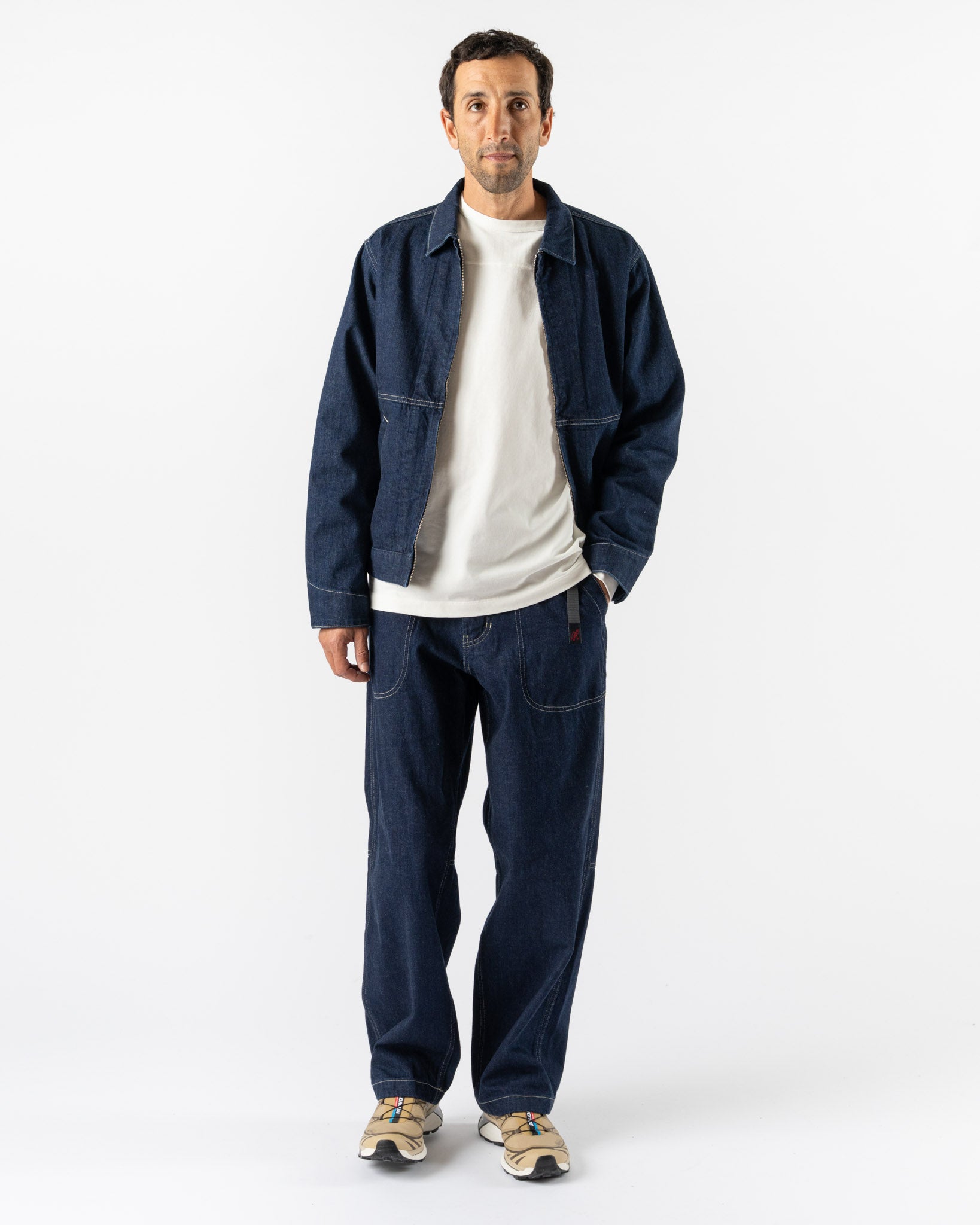 Gramicci Japanese Slub Denim Pant in Indigo