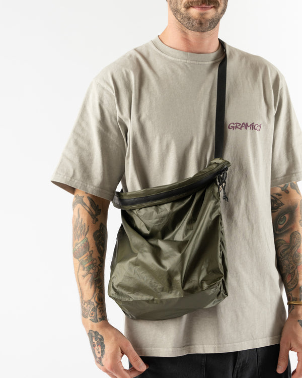 Gramicci Micro Ripstop Side Bag in Olive Drab