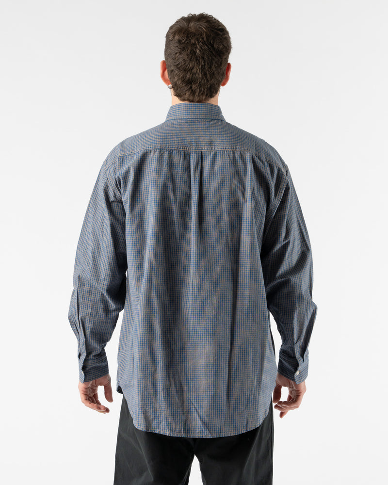 Gramicci Checkered Stance Shirt in Sierra Check Navy