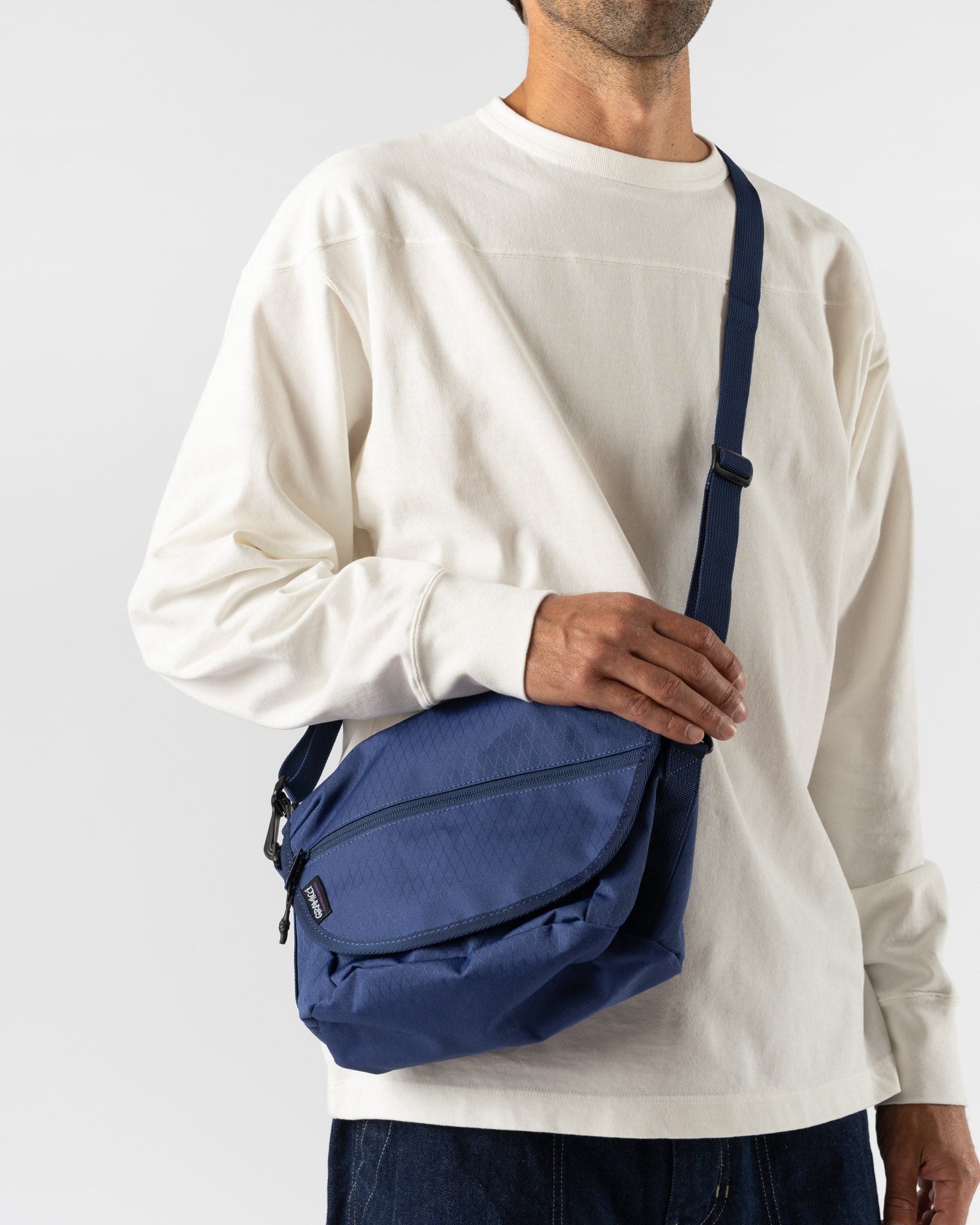 Gramicci Multi Side Bag in Dusty Blue Curated at Jake and Jones