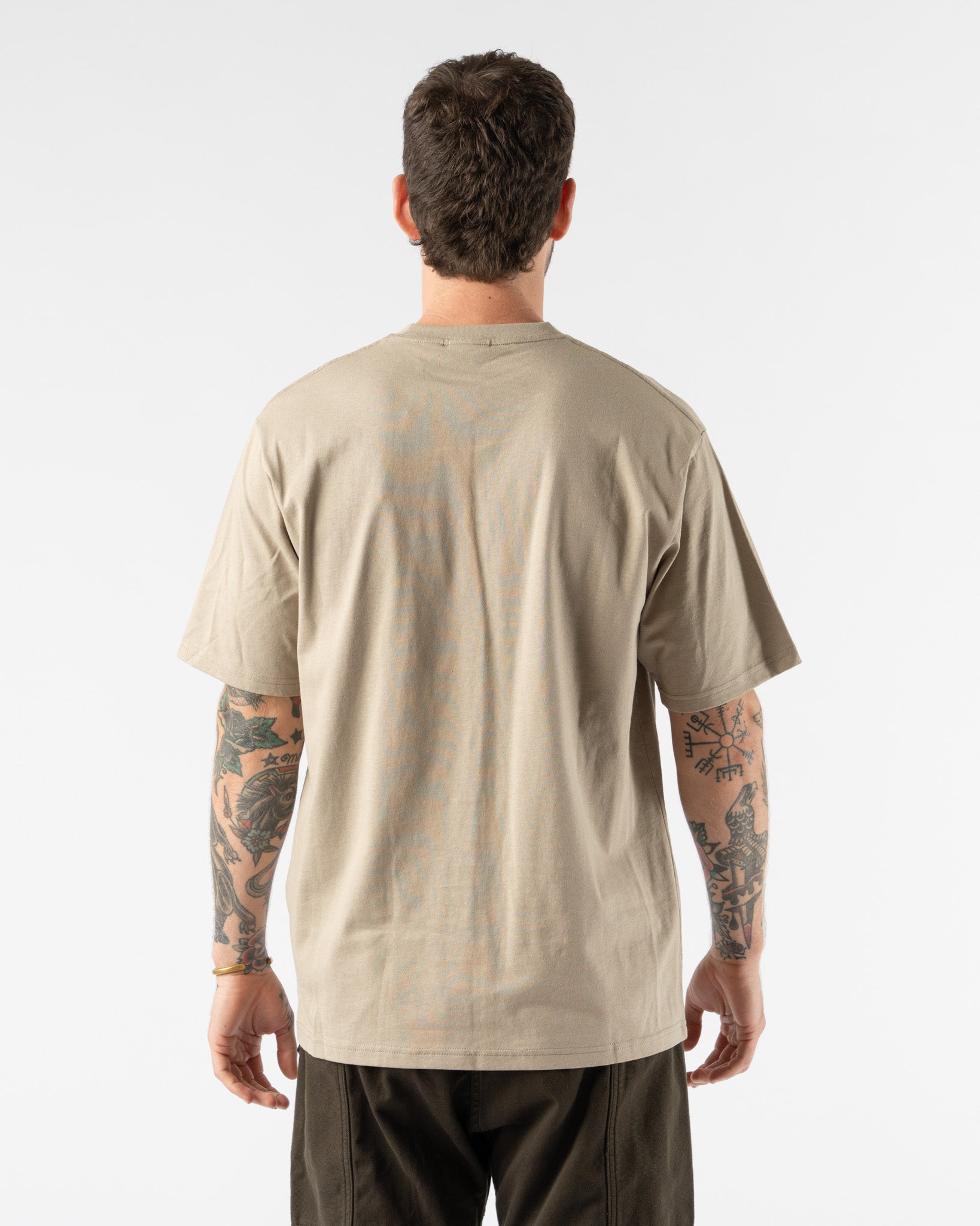 Gramicci One Point Tee in Smoky Sand