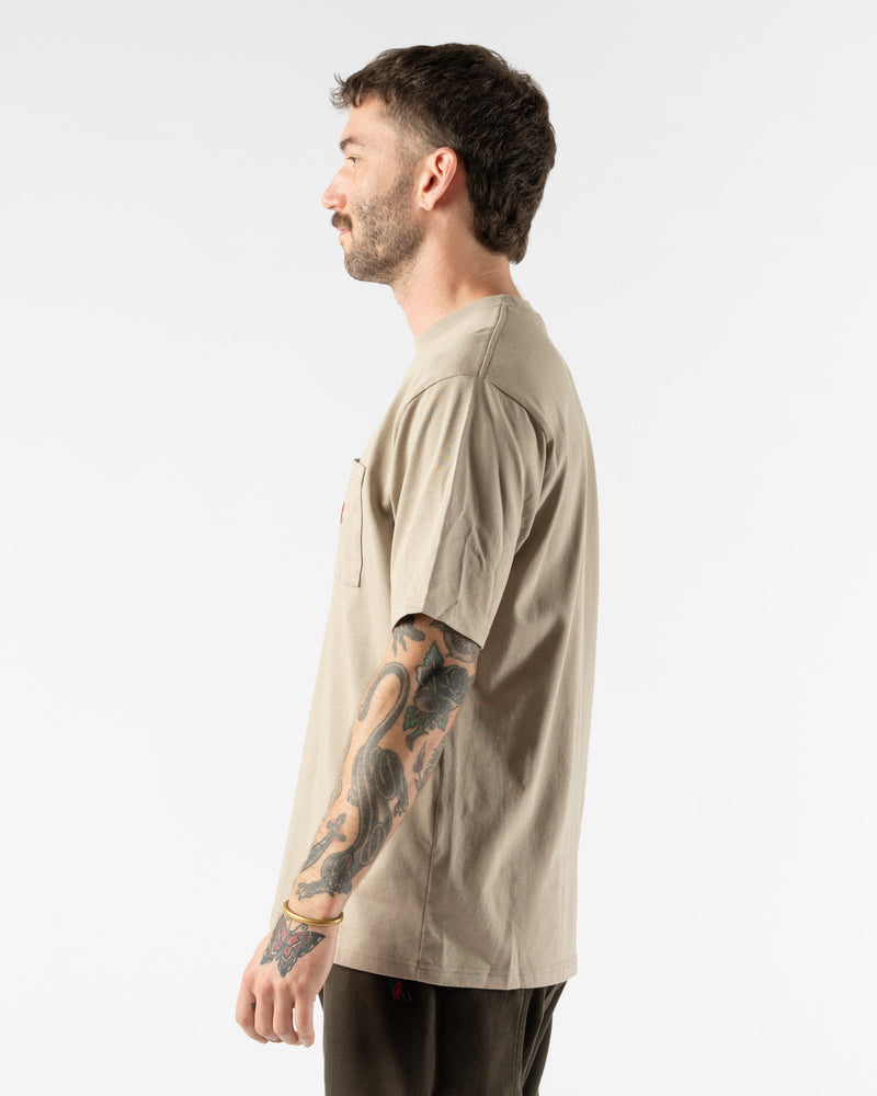 Gramicci One Point Tee in Smoky Sand