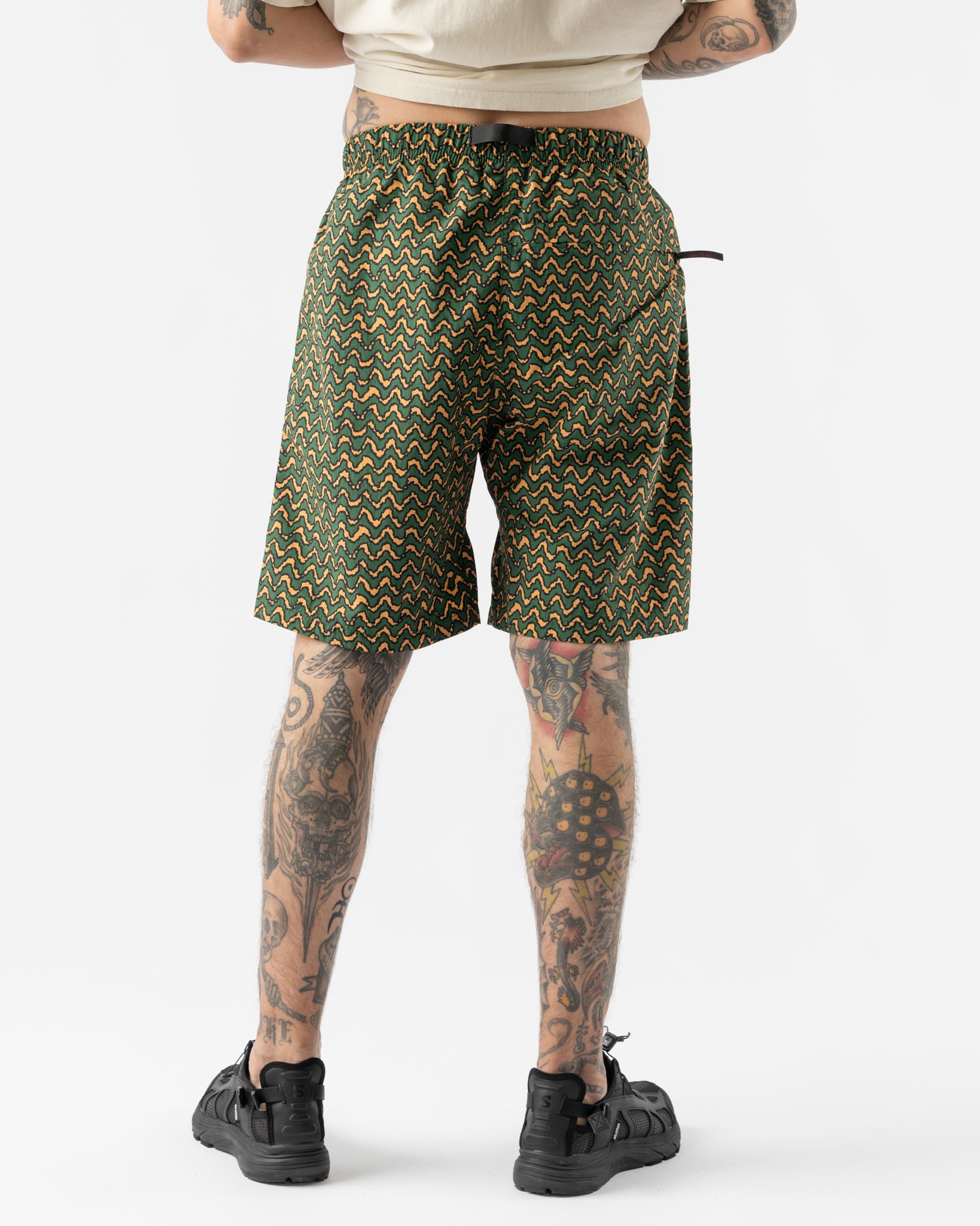 Gramicci Nylon Packable G-Short in Zig Zag Orange