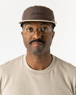 Gramicci Nylon Cap in Dark Brown