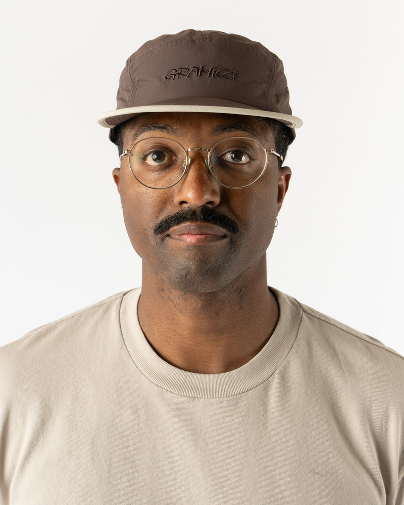 Gramicci Nylon Cap in Dark Brown