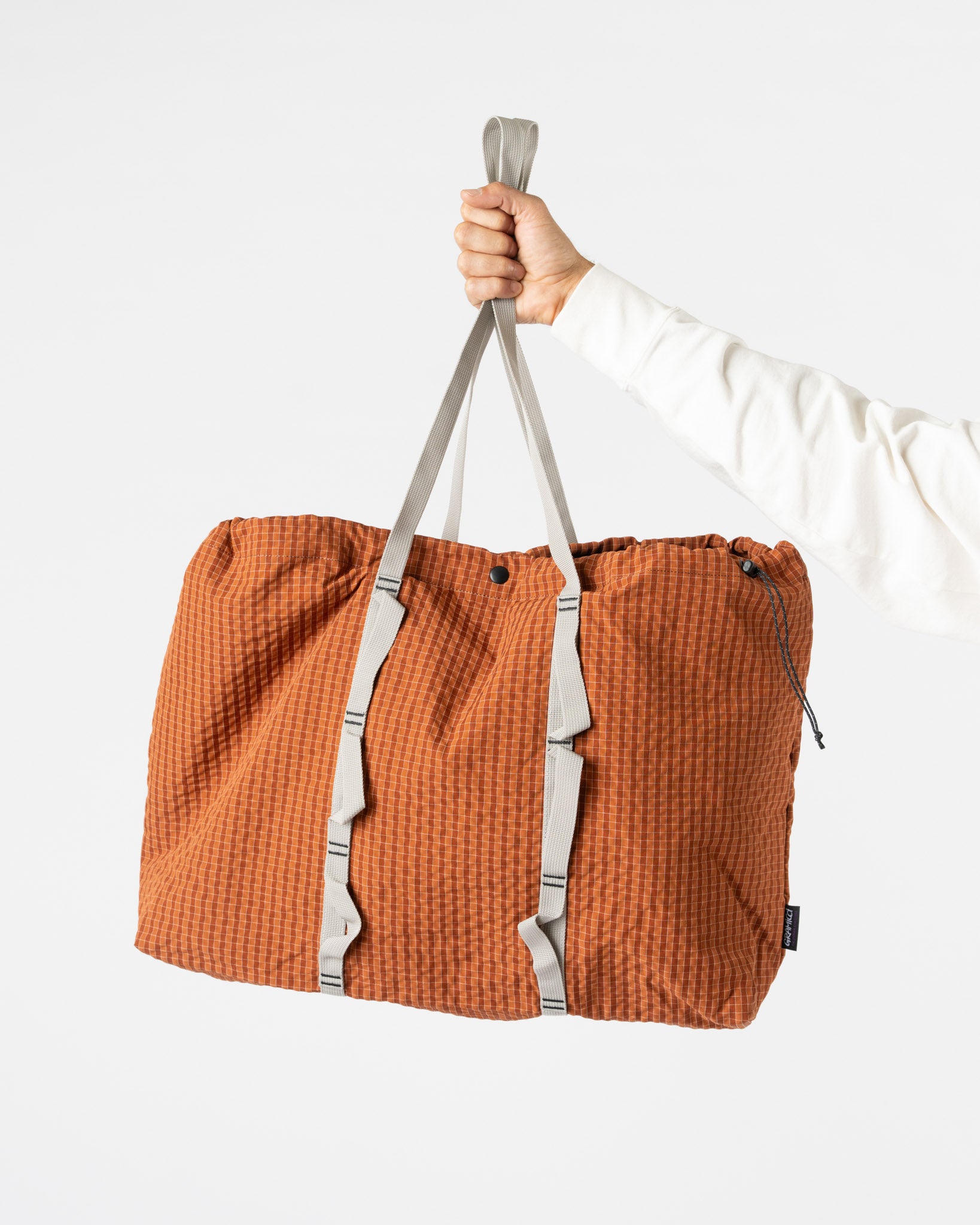 Gramicci Plaid Climbing Tote in Brick