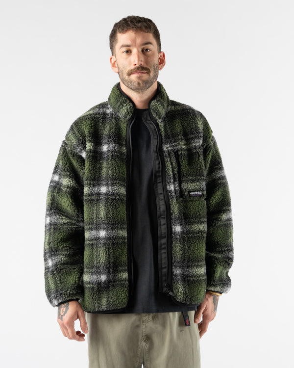 Gramicci Shadow Plaid Sherpa Jacket