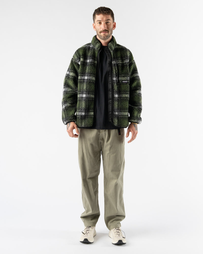 Gramicci Shadow Plaid Sherpa Jacket