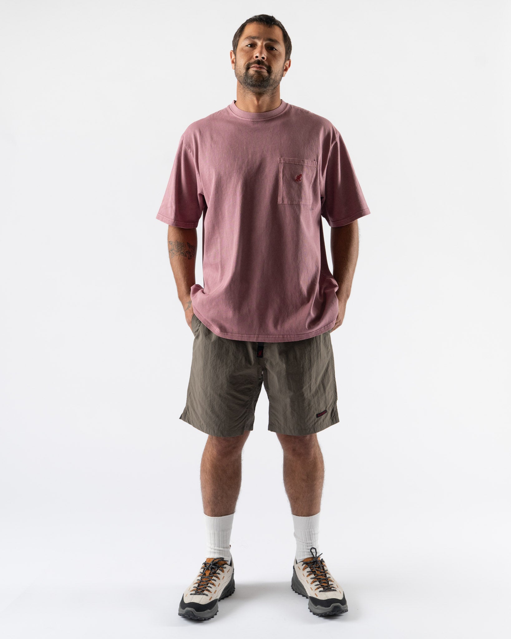 Gramicci Nylon Packable G-Short in Granite Curated at Jake and Jones