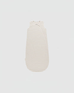 Quincy Mae Jersey Sleep Bag in Grey Stripe