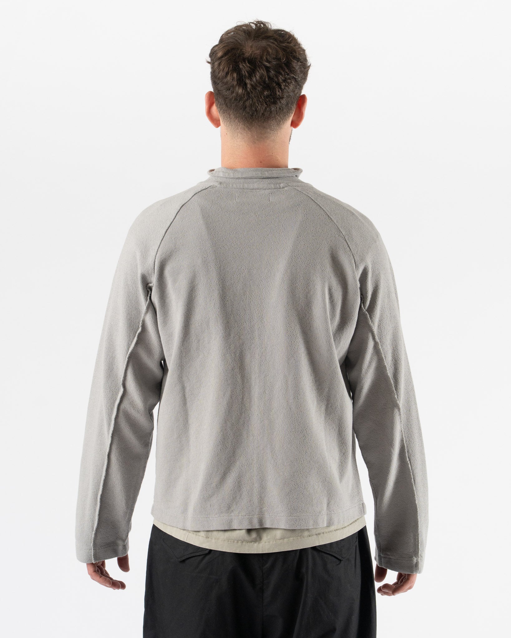 mfpen Leisure Zip-Up in Mineral Grey Needle Jump Curated at Jake