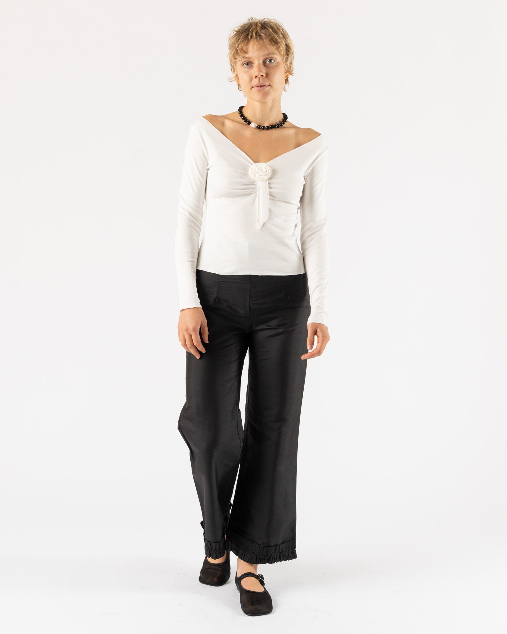 Hai Gretchen Tee in White