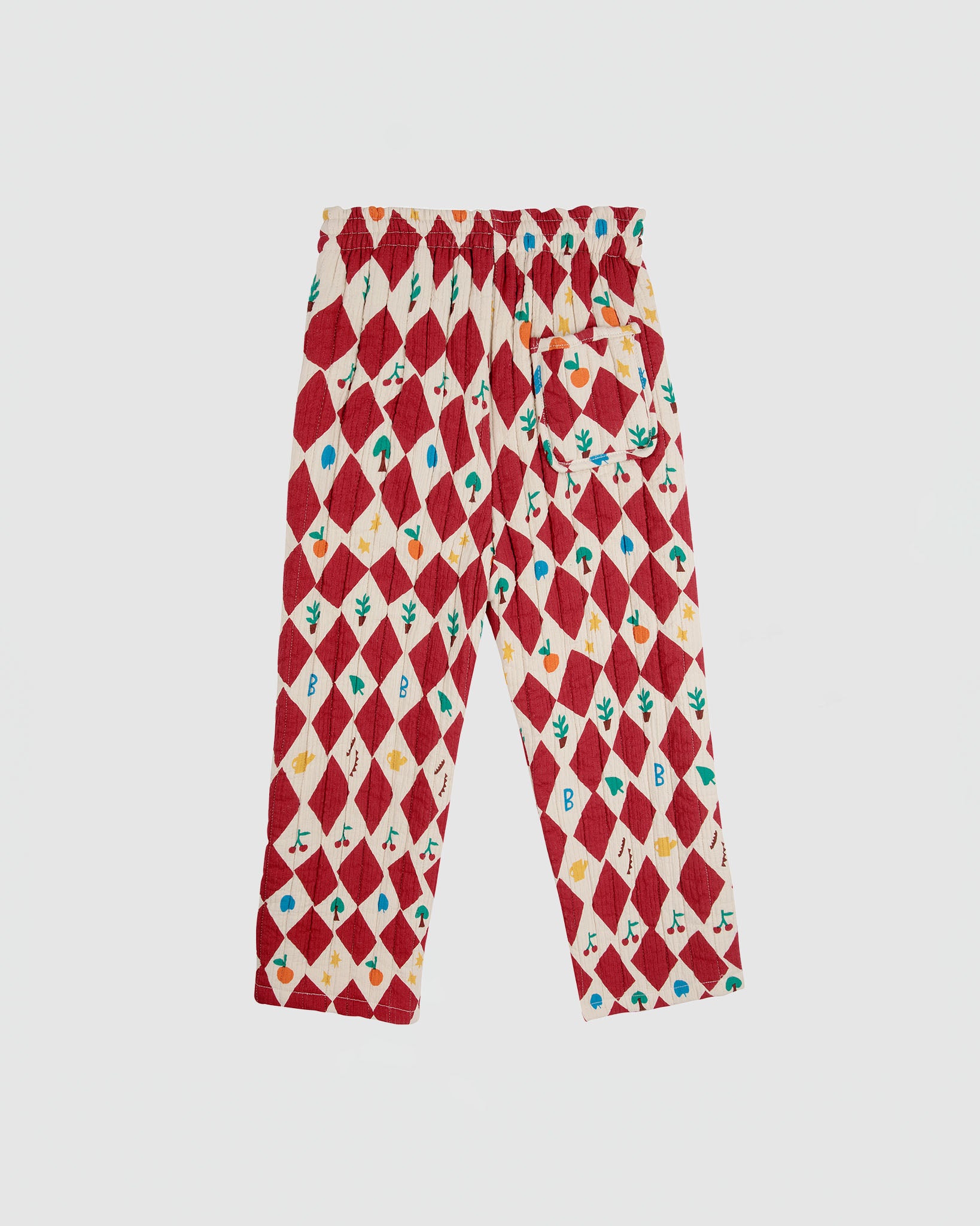 Bobo Choses Harlequin All Over Quilted Pants