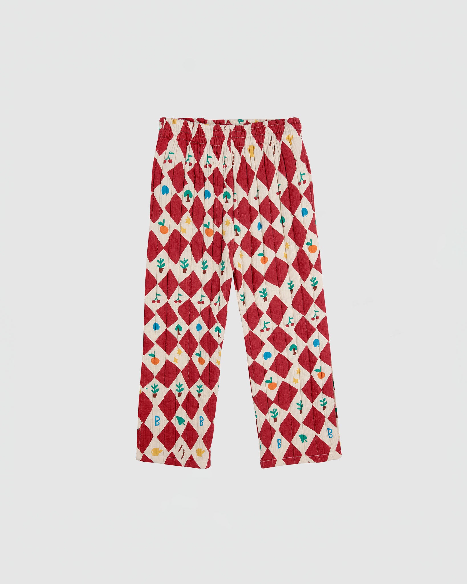 Bobo Choses Harlequin All Over Quilted Pants