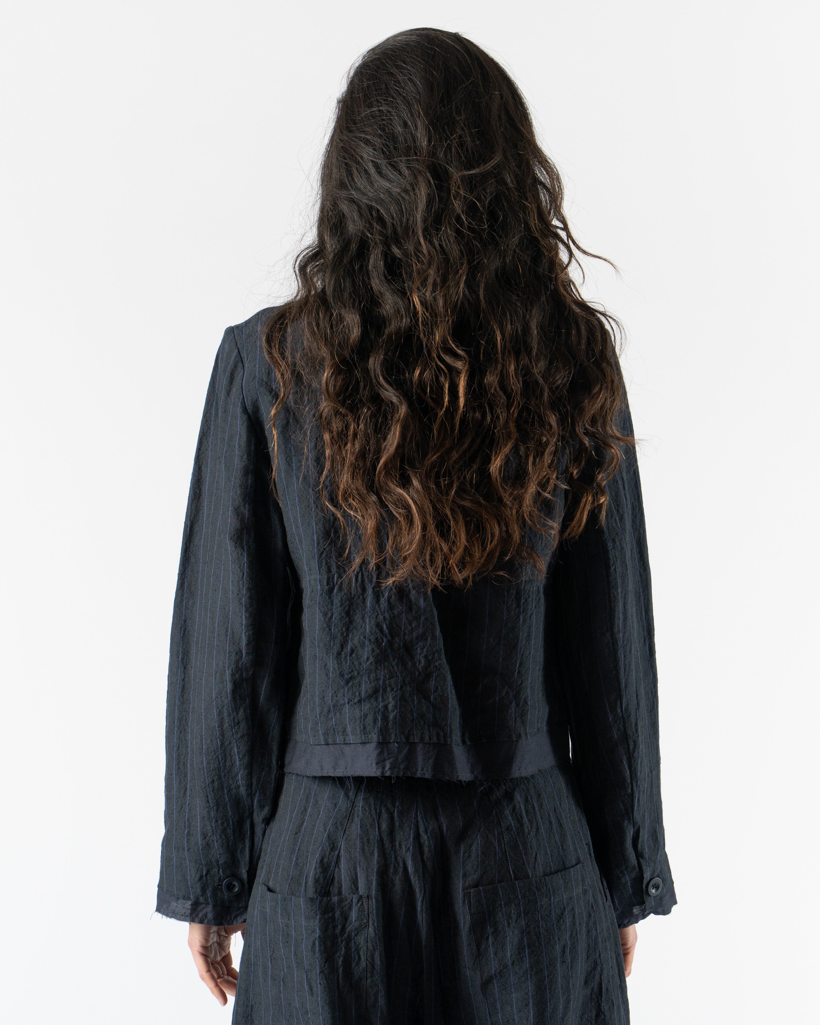 Toogood The Potter Jacket in Butcher Stripe Ink
