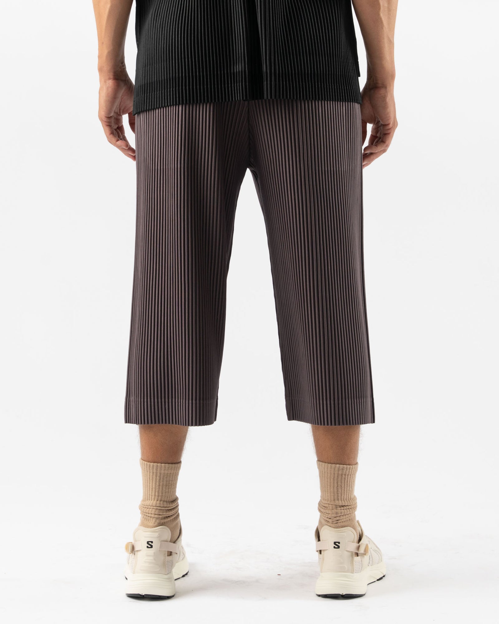 口コミ サイト 商品 Pleats Miyake Issey Plissé Homme Bottoms Violet Slate in 1 パンツ