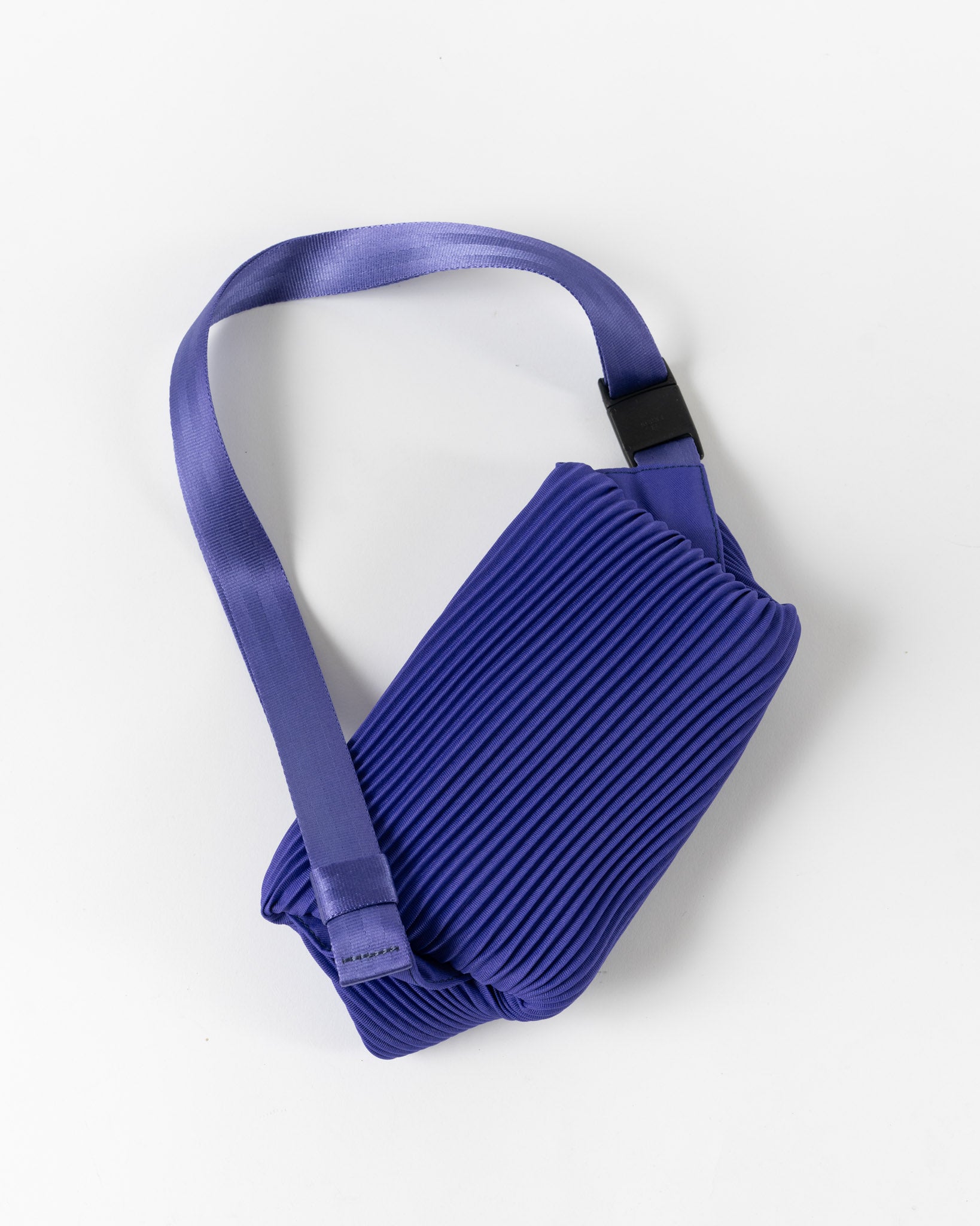 Pleats Please Issey Miyake Bias Pleats Waist Bag in Purple
