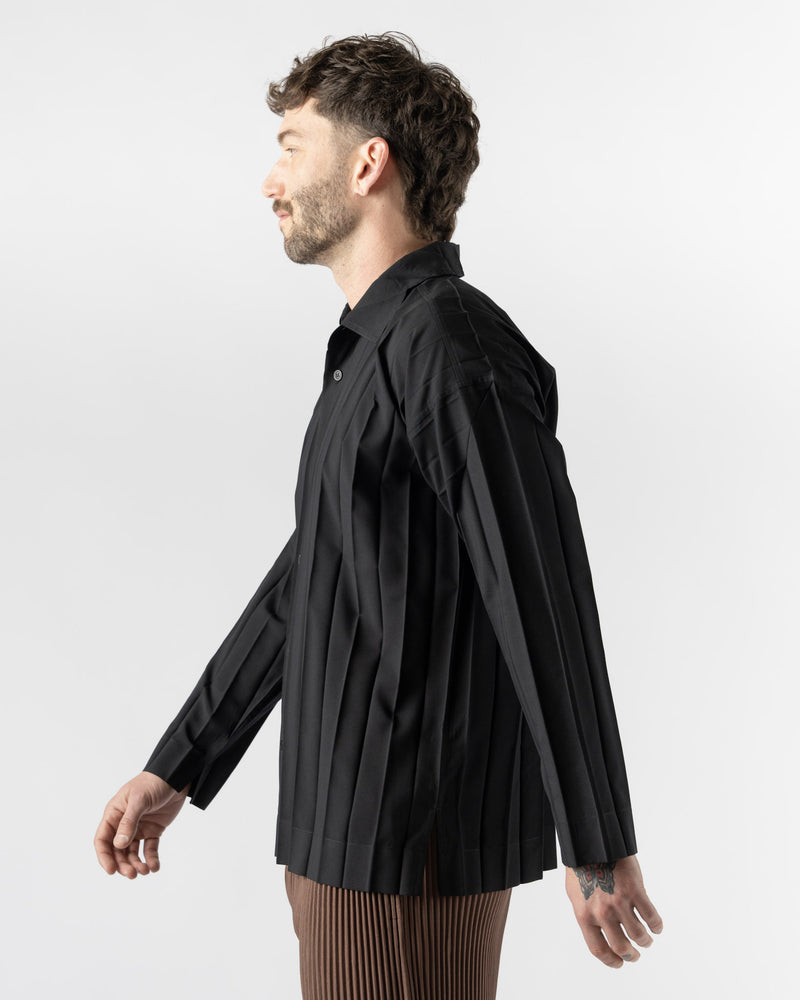 Homme Plissé Issey Miyake Edge Shirt in Black