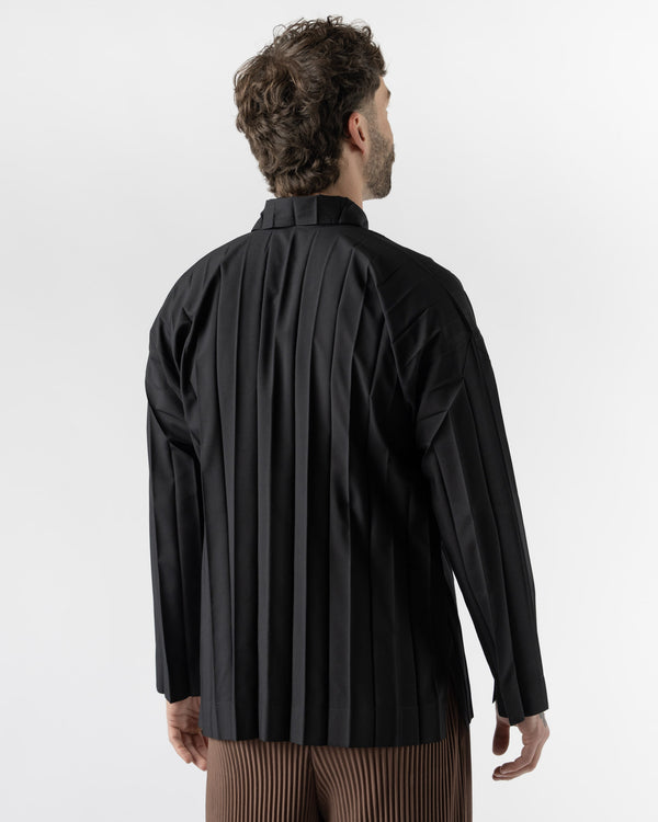 Homme Plissé Issey Miyake Edge Shirt in Black