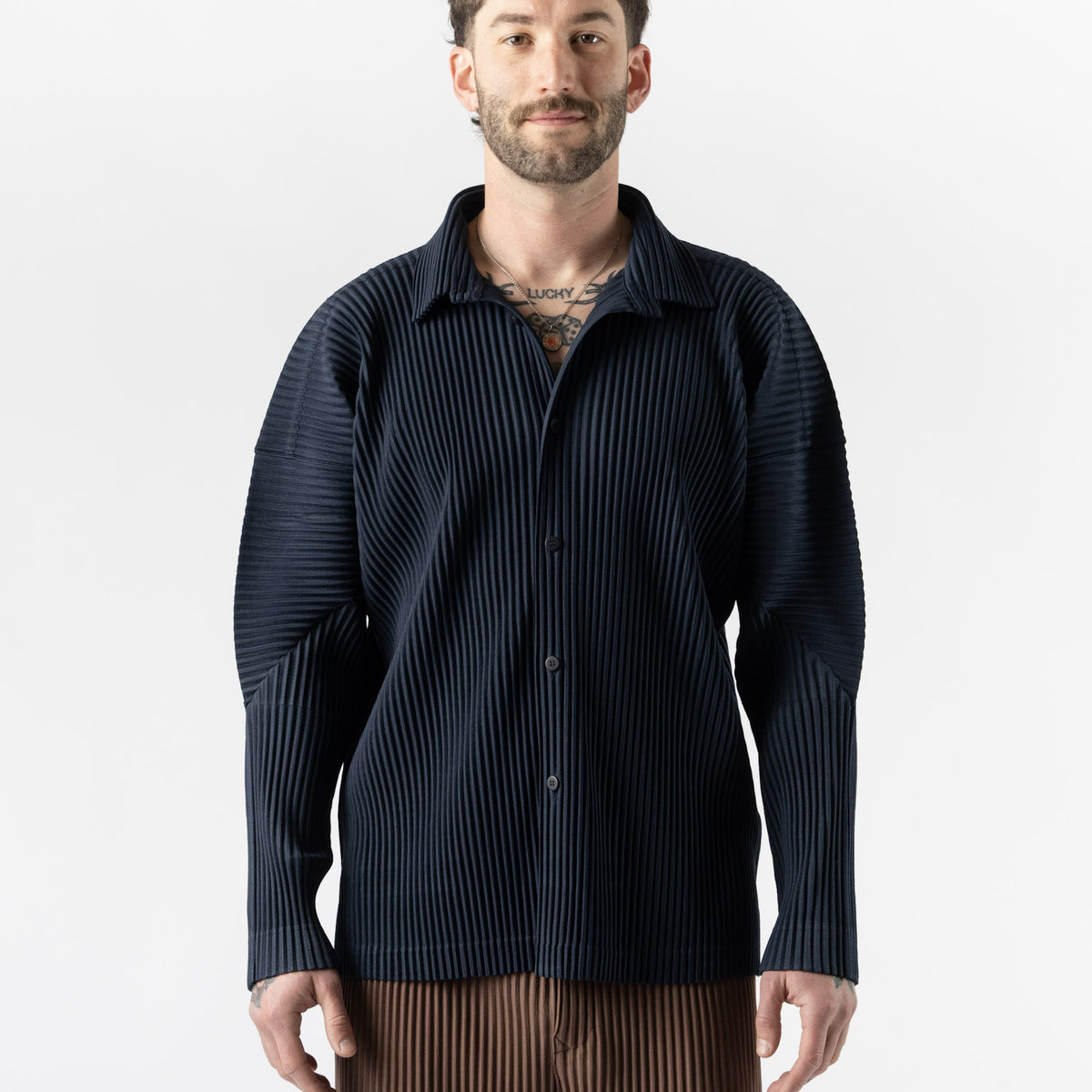 Homme Plissé Issey Miyake MC November Midnight Blue Curated at 