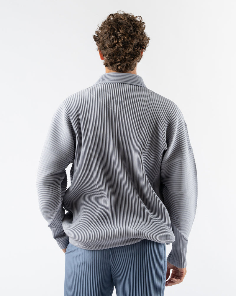 Homme Plisse Monthly Colors August Sweater in Mole Gray