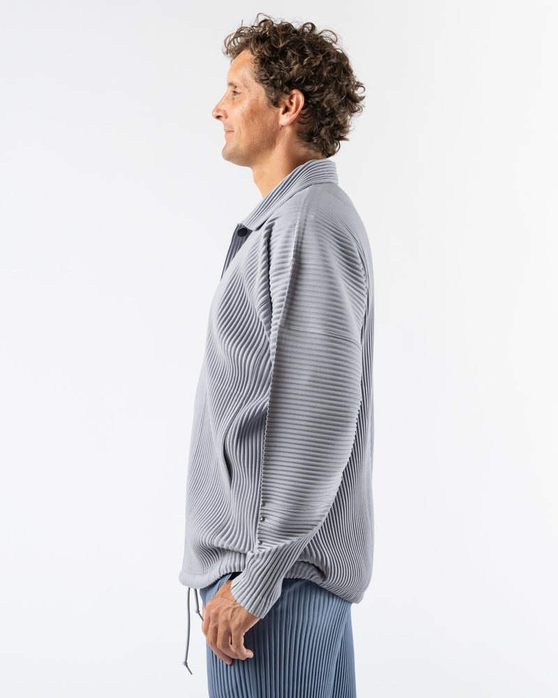 Homme Plisse Monthly Colors August Sweater in Mole Gray