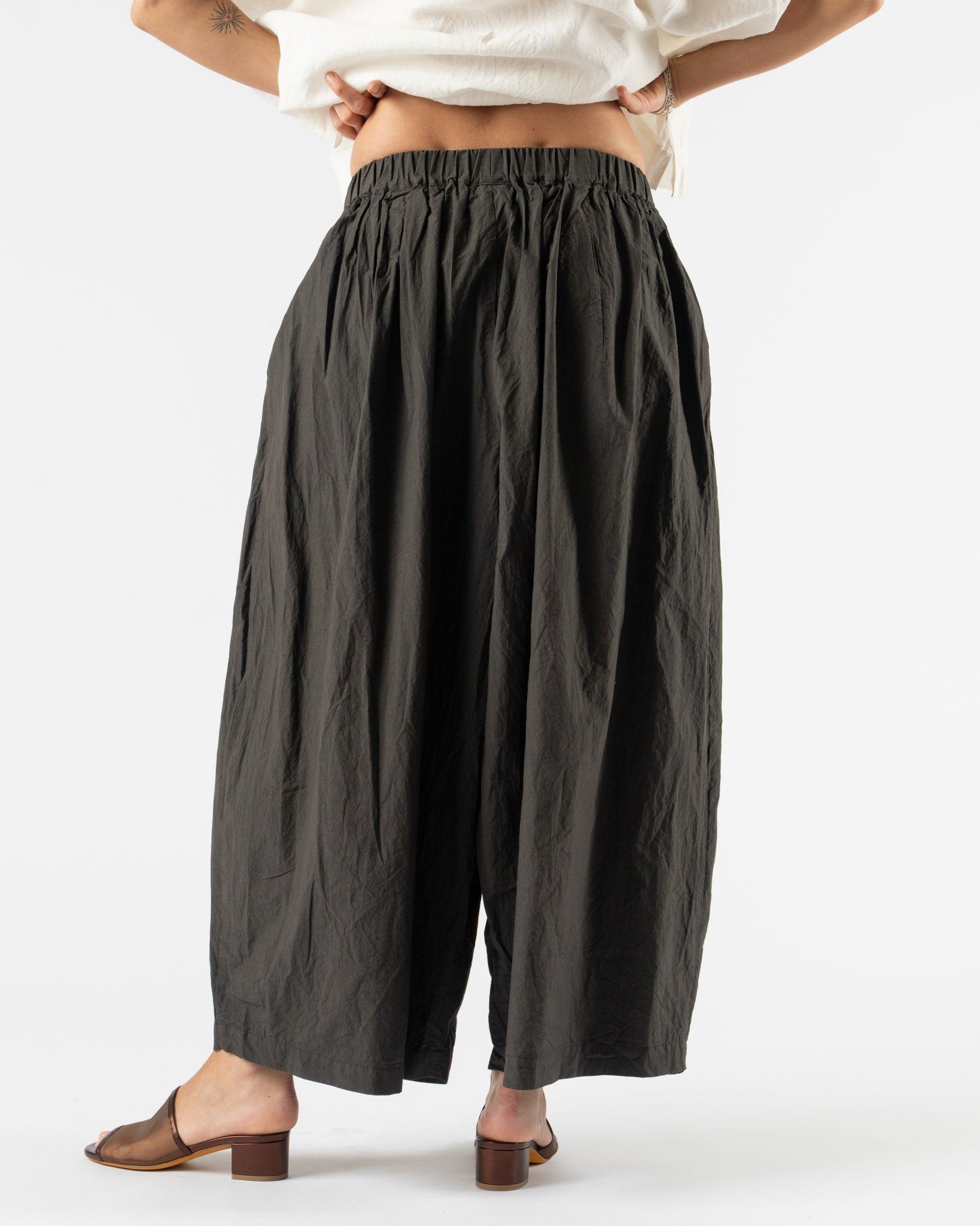 Ichi Antiquités Typewriter Pants in Charcoal