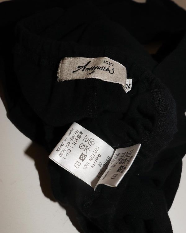Pre-owned: Ichi Antiquites Cotton Leggings in Black