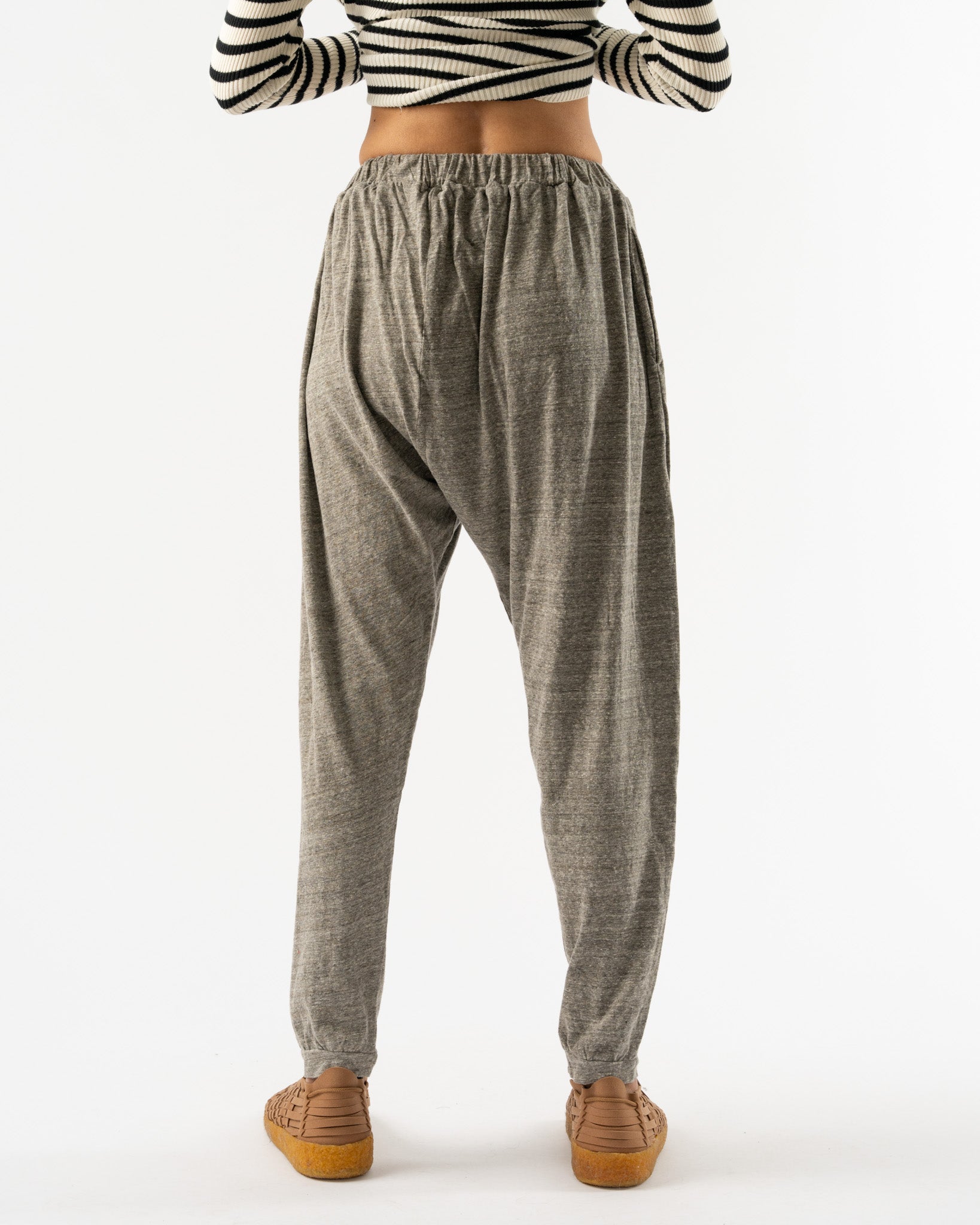 Ichi Antiquités Relax Pants in Gray
