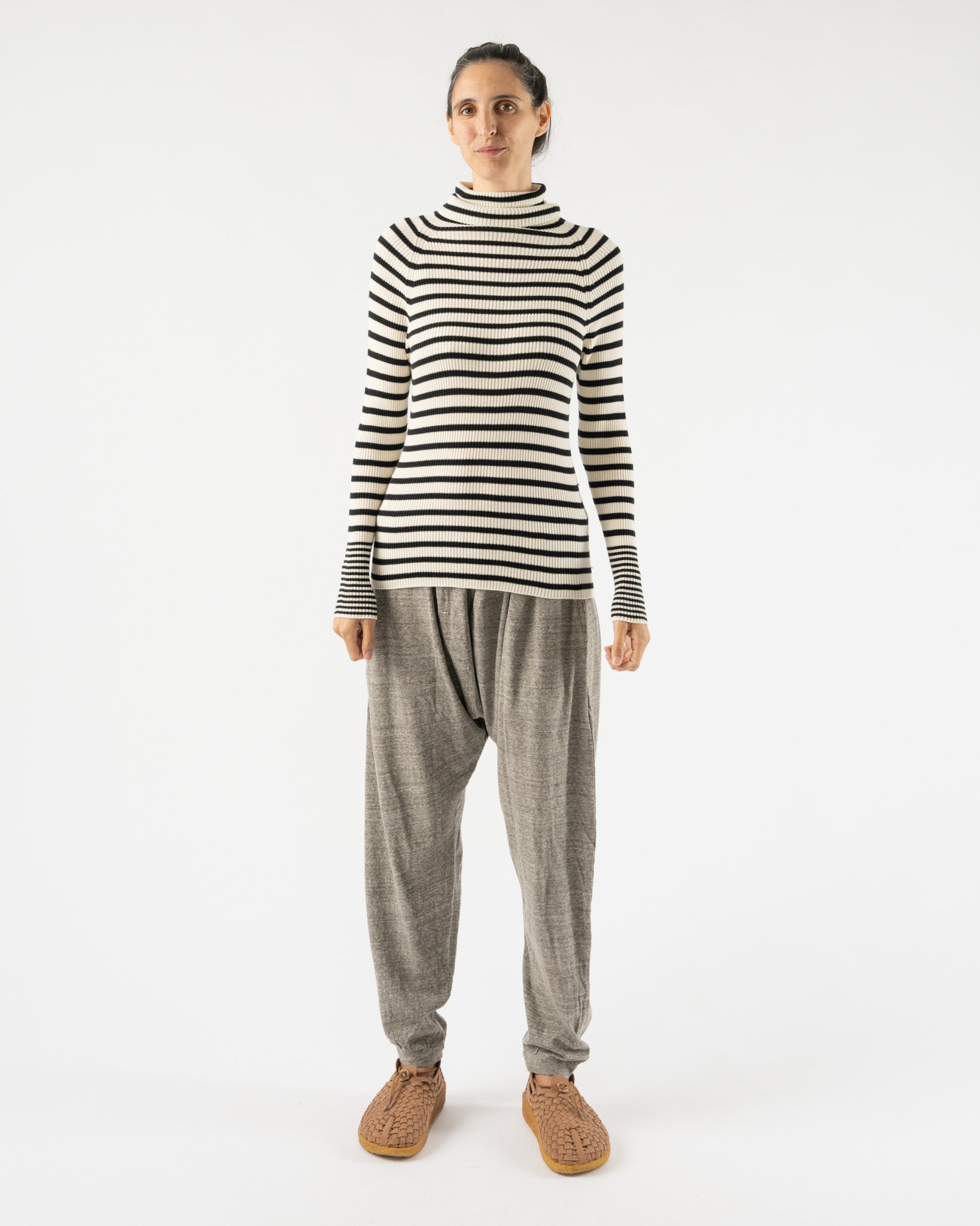 Ichi Antiquités Relax Pants in Gray