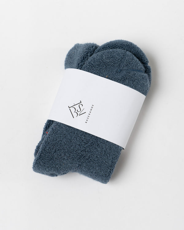 Baserange Buckle Overankle Socks in Limbus Blue
