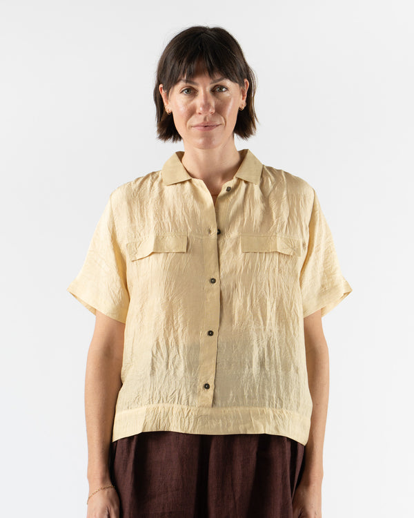 Runaway Bicycle Alfie Shirt in Light Cornsilk