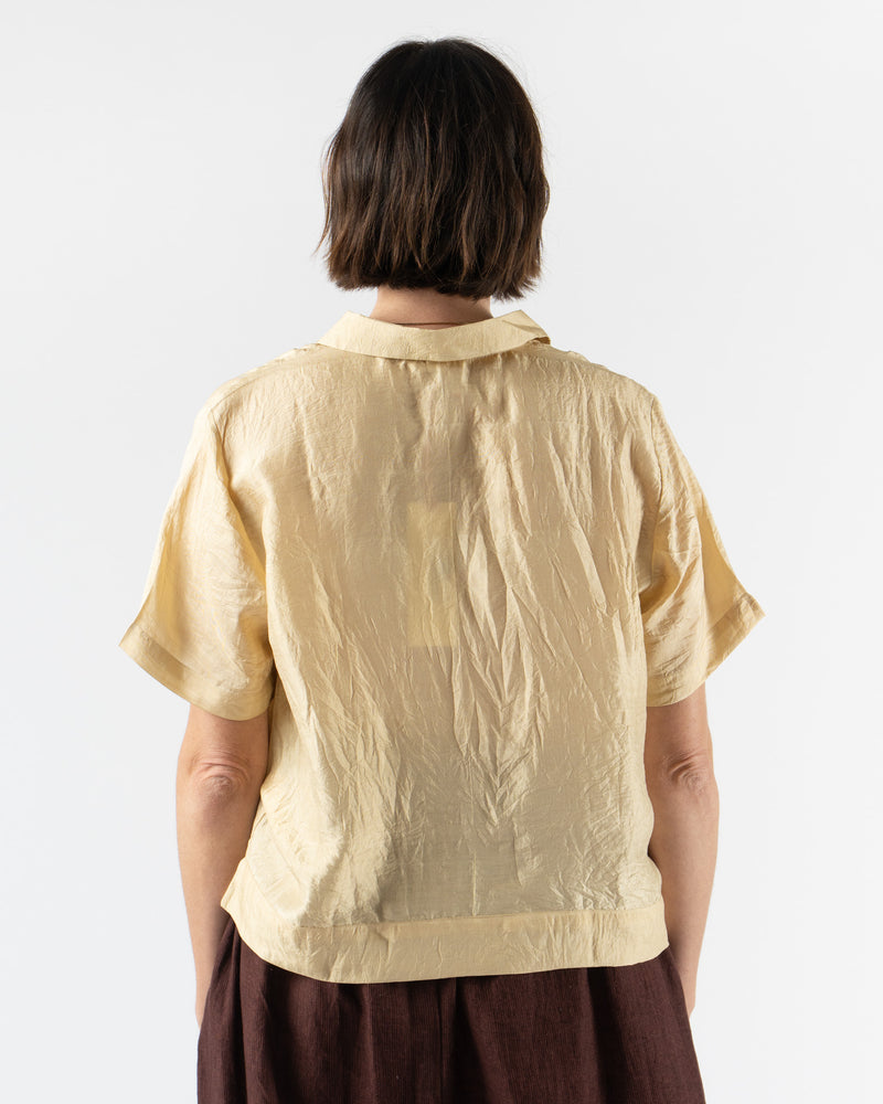 Runaway Bicycle Alfie Shirt in Light Cornsilk