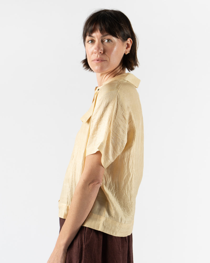 Runaway Bicycle Alfie Shirt in Light Cornsilk