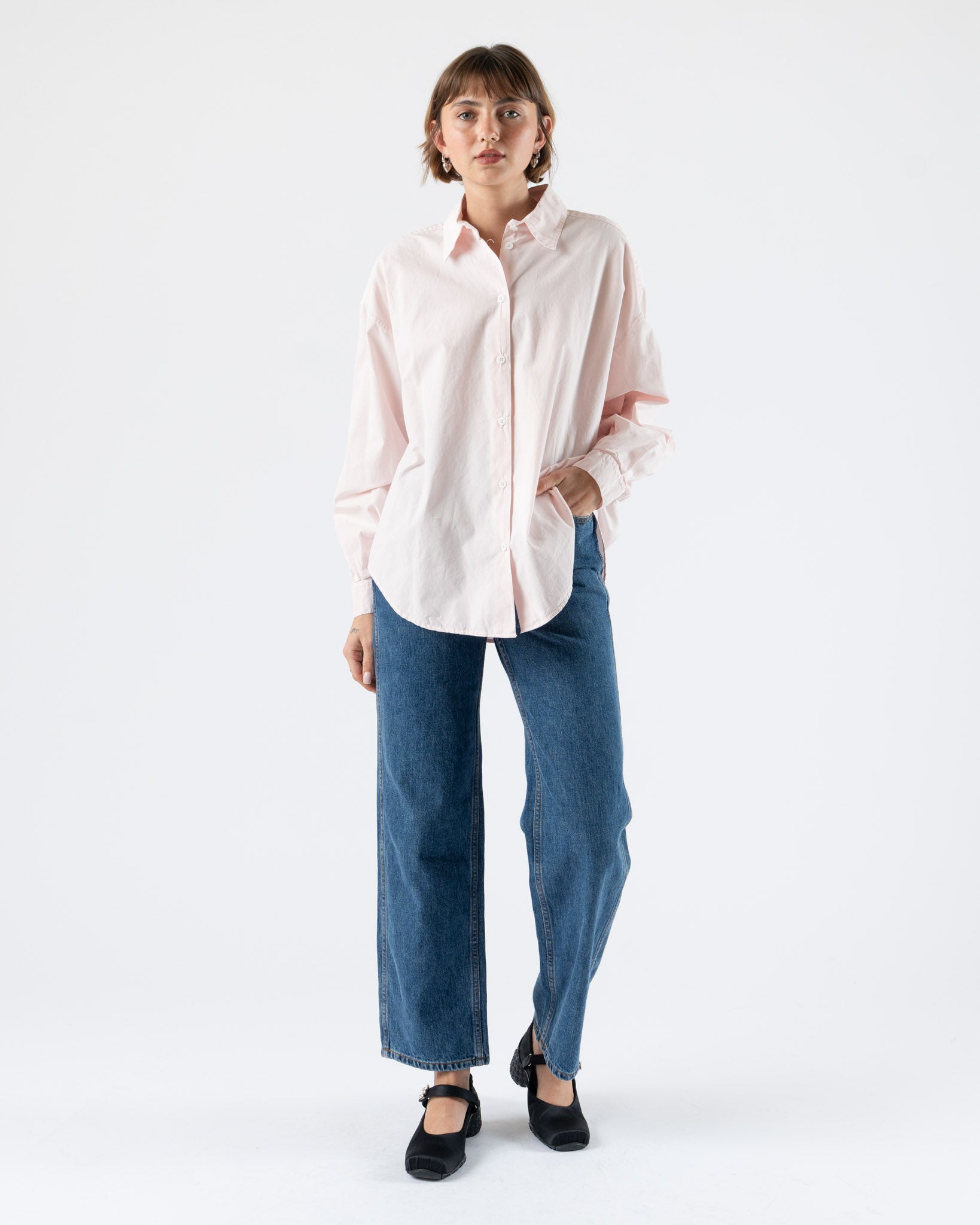 Jesse Kamm Alberta Shirt in Prima Pink