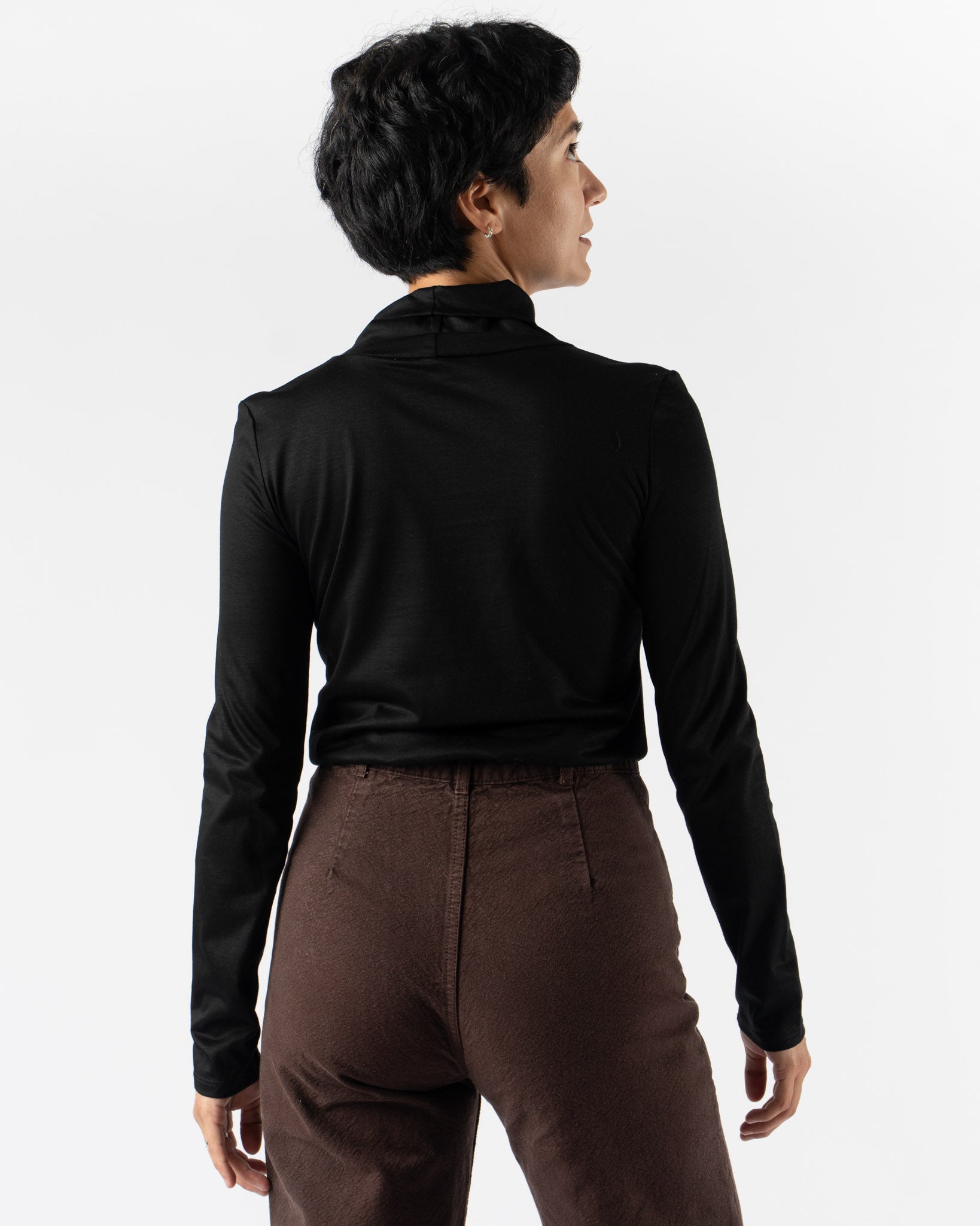 Jesse Kamm Classic Turtleneck in Black