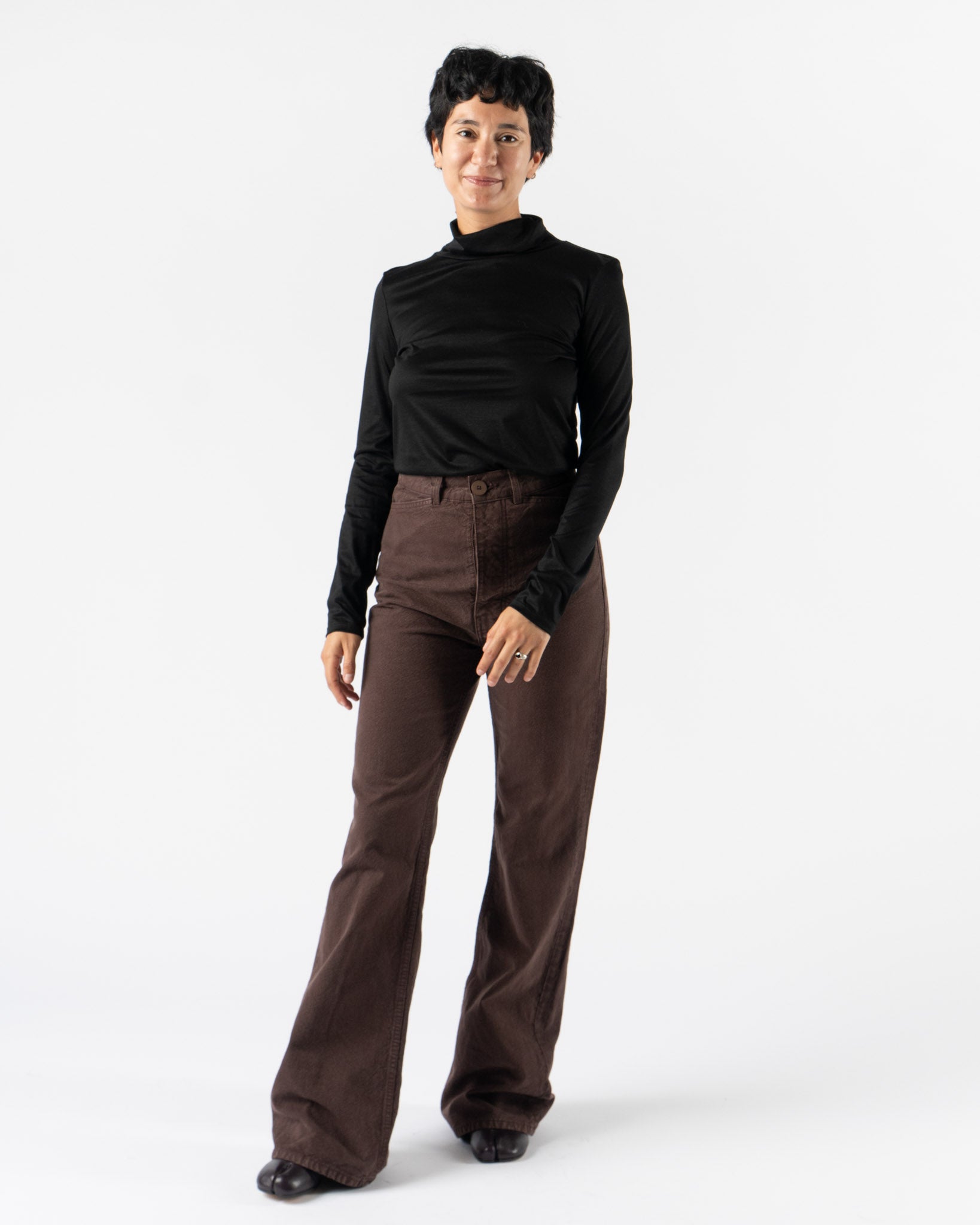 Jesse Kamm Classic Turtleneck in Black
