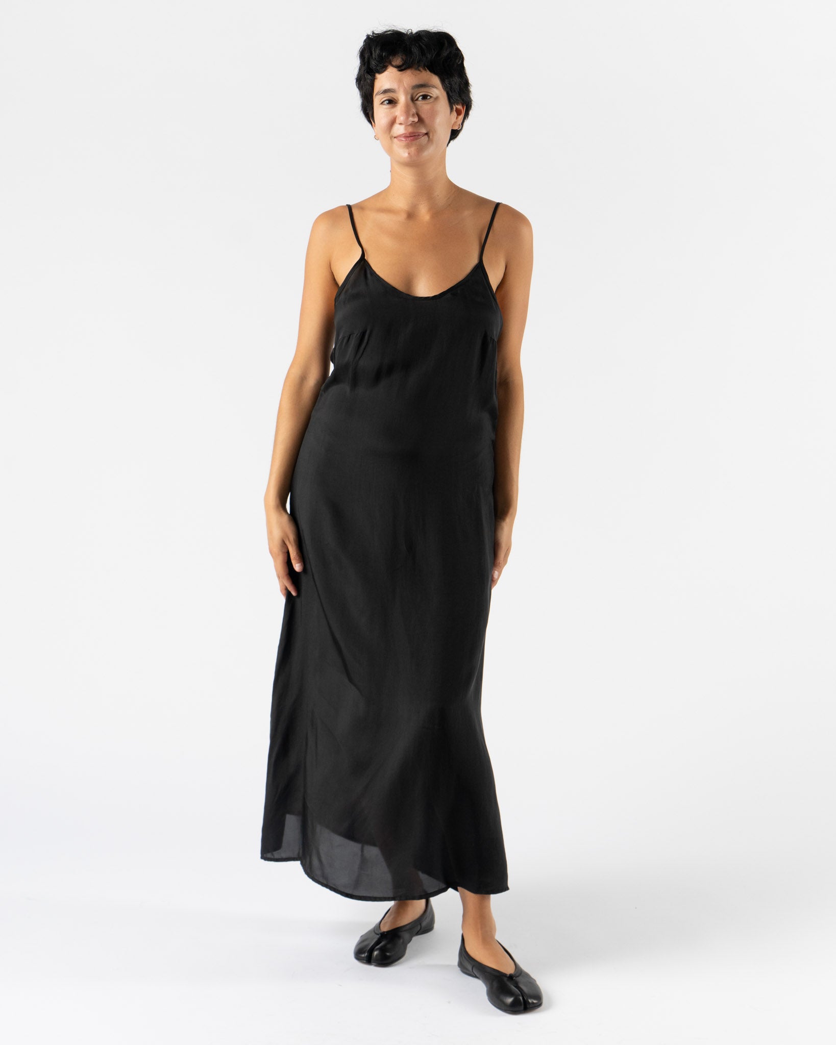 Jesse Kamm Slip Dress in Black