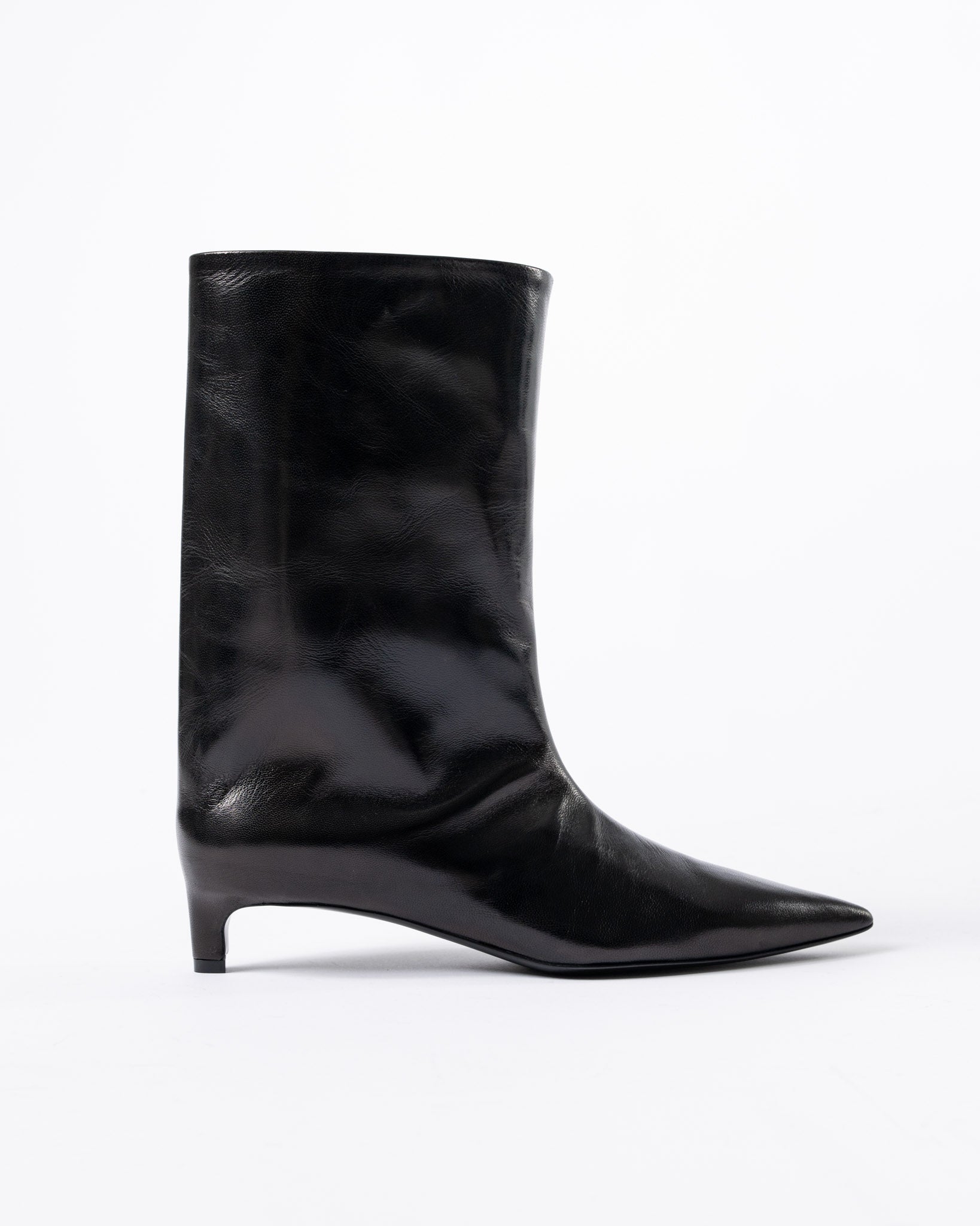 Jil Sander Half Boot in Black