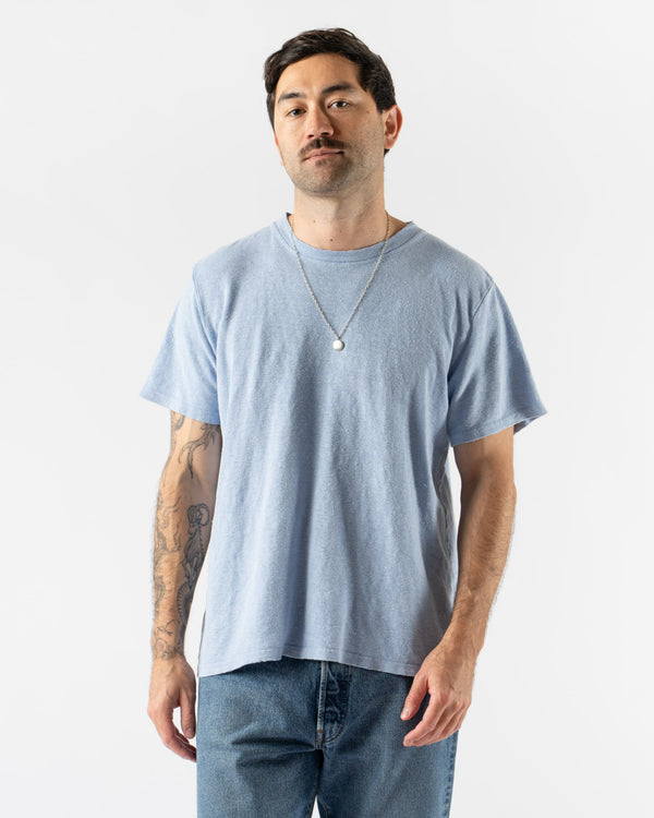 Jungmaven Mana 10 Tee in Coastal Blue