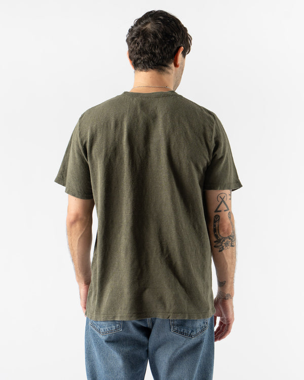 Jungmaven Mana 10 Tee in Olive Green