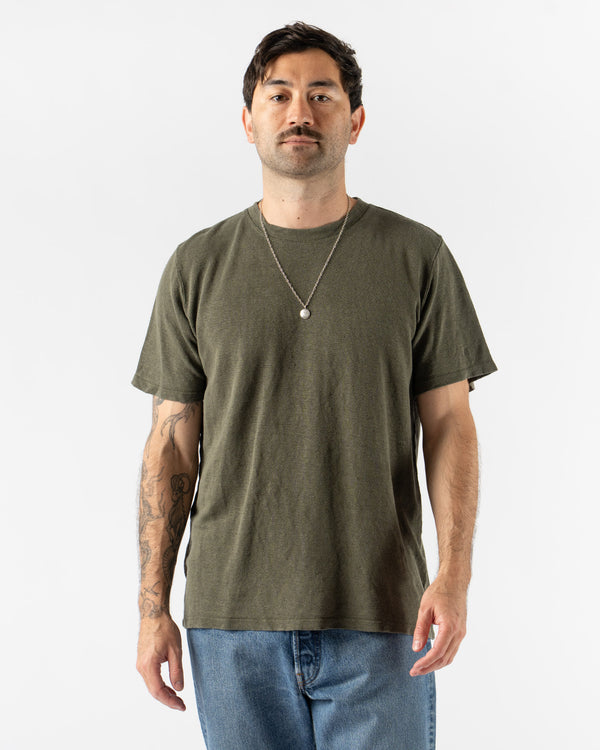 Jungmaven Mana 10 Tee in Olive Green
