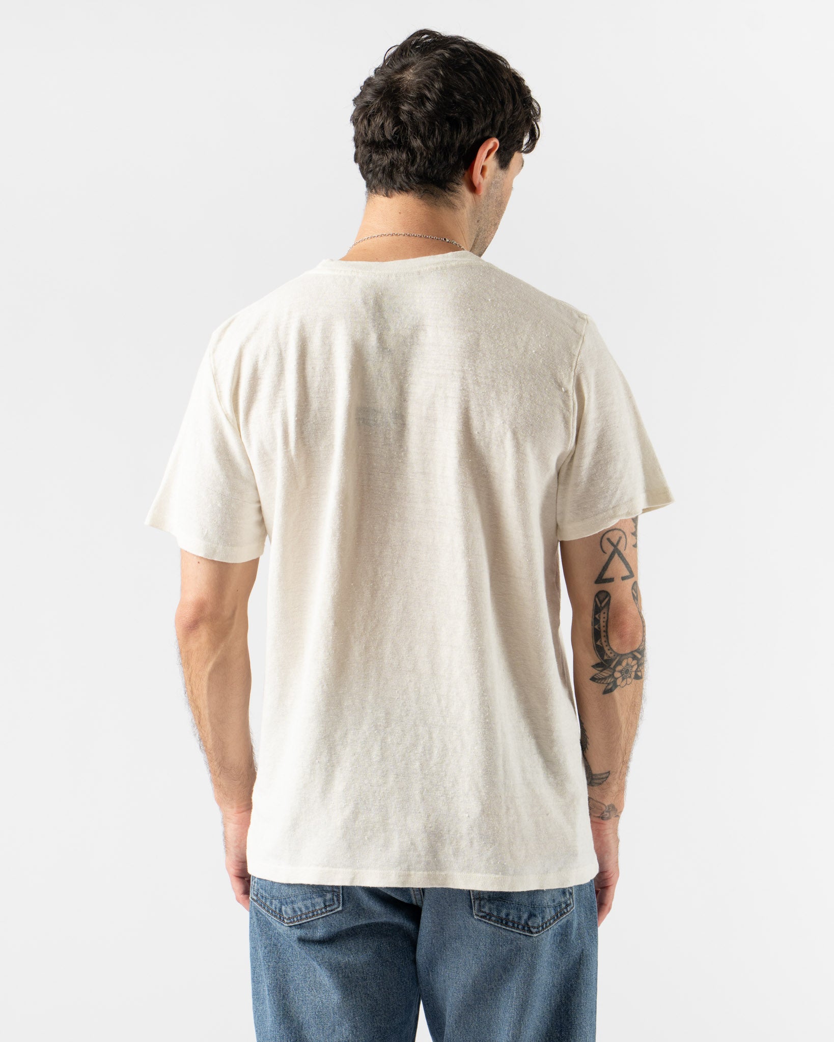 Jungmaven Mana 10 Tee in Washed White